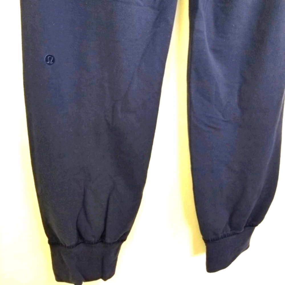 Lululemon Athletica Blue Terry Jogger Pants Sz 4 - Picture 9 of 11